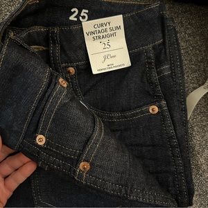 NWT JCrew Curvy Straight Jeans
